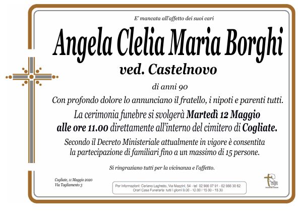 Borghi Angela Clelia Maria