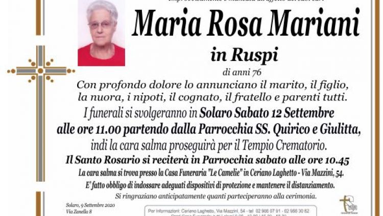 Mariani Maria Rosa