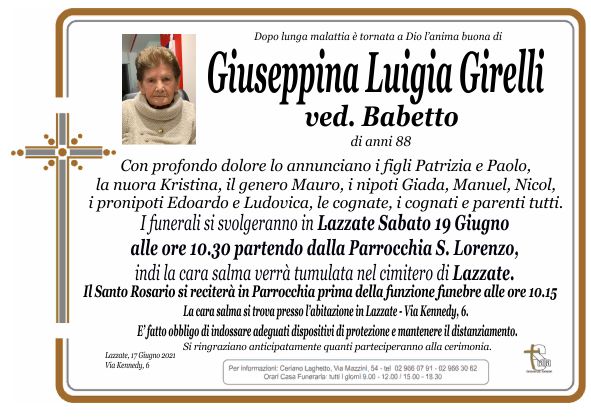 Girelli Giuseppina Luigia