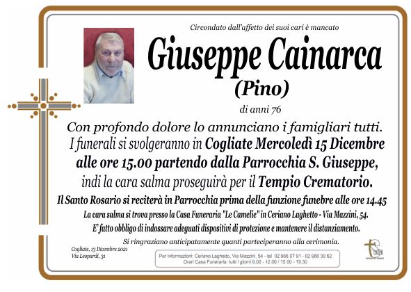 Cainarca Giuseppe (Pino)