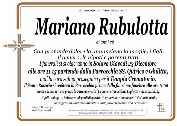 Rubulotta Mariano